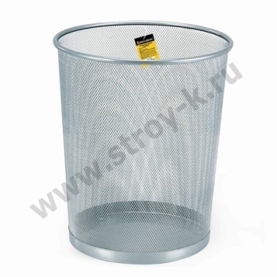 Корзина для бумаг металл., сетчатая, 20л (черная; серебр.) 231956, 231957 