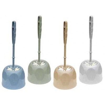 Ёрш унитаз. с подставкой (пластик, стандарт)