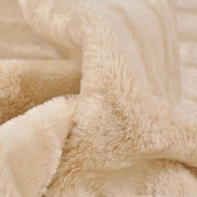 Коврик искусств. мех, 50х80см (бежевый) MY BUNNY (антискольжение)