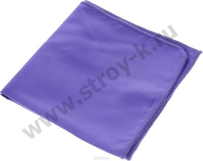 Салфетка микрофибра, замша "деликат" 30х30см (инд. уп.)