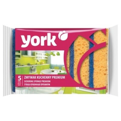 Губки для посуды MAXI PREMIUM (5шт/уп) YORK 30300, 608391