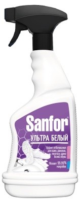 Средство чистящее, дезинф. САНФОР Ультра Белый, 500мл (спрей)