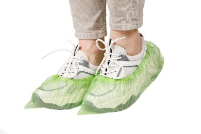 Бахилы полиэтиленовые 30мкр салатовые, №500/3000 (Евроблок)