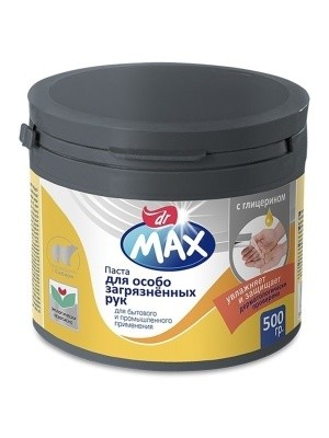 Паста очищающая для особозагрязненных рук, 500г DRMAX