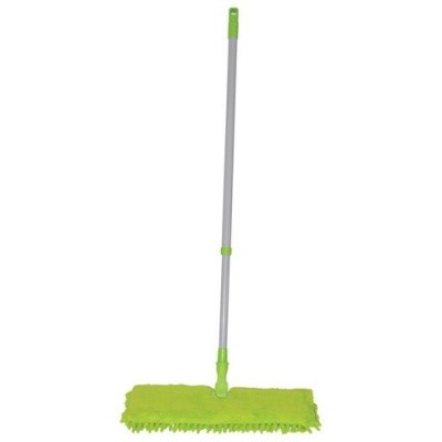 Швабра двустор., металл. телескоп. черенок до 120см, насадка микрофибра 40см ЛЮБАША 605026