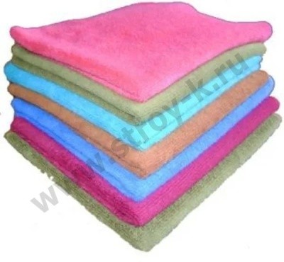 Салфетка микрофибра 30х30см, City Up СА-120 (цвета в ассорт.) 