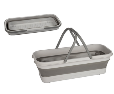 Ведро силикон., складное, прямоуг., с колесами, 13л RFB-9 109080 241673