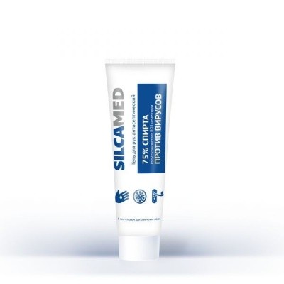 Гель антисептический для рук СИЛКАМЕД, 100мл (спирт 75%)