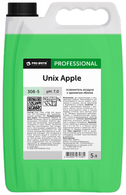 Освежитель воздуха жидкий UNIX Apple, 5л Pro-Brite 308-5 (бактерицидный)