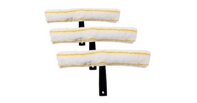 Стекломойка в комплекте: шубка с абразивом +пластик. держатель 35см, H1404 Китай