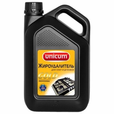 Средство для чистки от жира, нагара "Gold Professional", 3л UNICUM Средство для чистки от жира, нагара "Gold Professional", 3л UNICUM
