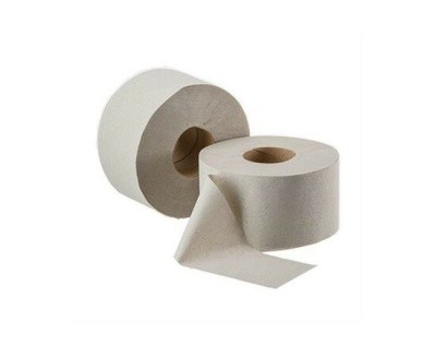 Бумага туал. 1 слой, серая "Проф 200м" (12рул/уп) 