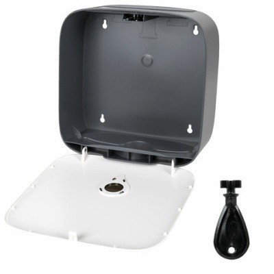 Диспенсер для полотенец V-слож., белый, пластик, ULTRA LAIMA PROFESSIONAL, 606834