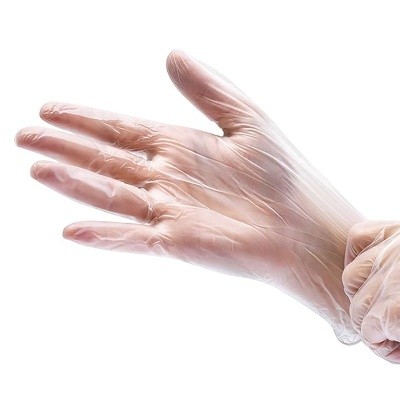 Перчатки винил. смотр. нестерил. н/о, прозр., р.М (50пар/кор) LAIMA 605010