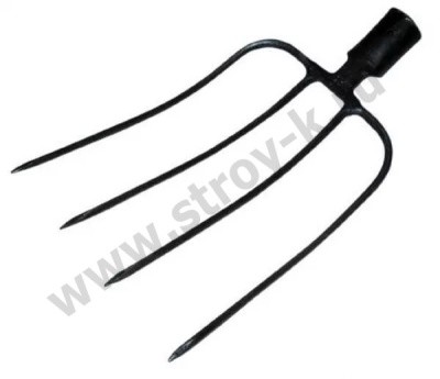 Вилы навозные 4-х рогие б/черенка