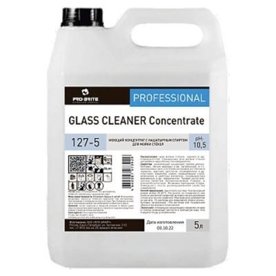 Средство чистящее для зеркал GLASS CLEANER CONCENTRAT, 5л Pro-Brite 127-5
