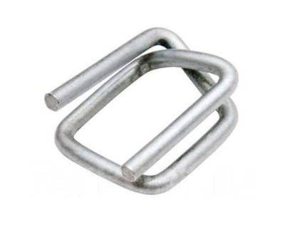 Пряжка для ленты 12мм, металлическая проволочная (3,0мм) (1000 штук/упак.)