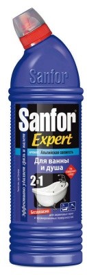 Средство чистящее для ванн, 750мл САНФОР Альпийская свежесть