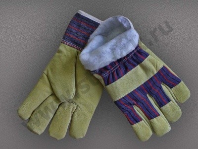 Перчатки спилковые утепленные "АНГАРА"