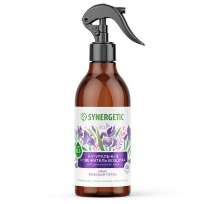 Освежитель воздуха "Ирис и розовый перец", 380мл SYNERGETIC