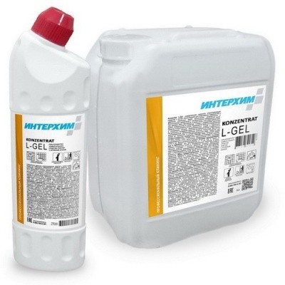 Гель с активным хлором Konzentrat L-GEL ИНТЕРХИМ, 750мл (концентрат)