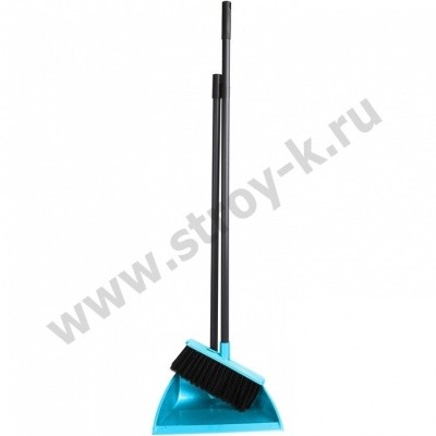 Набор для уборки ЛЕНИВКА (щетка и совок, пластик. ручки)