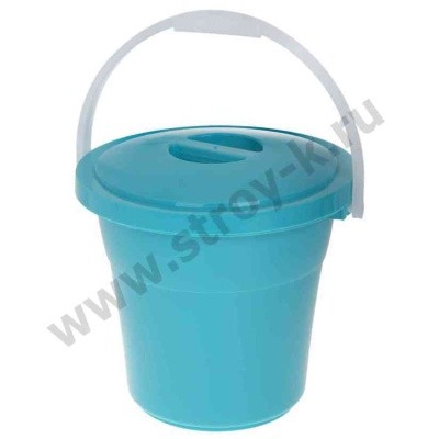 Ведро евро (не пищевое) с крышкой, 12л Ведро евро (не пищевое) с крышкой, 12л